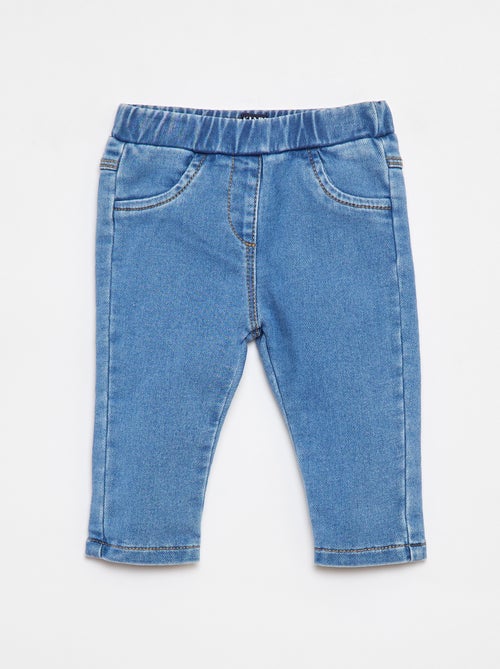 Jegging elástico efecto vaquero - Kiabi