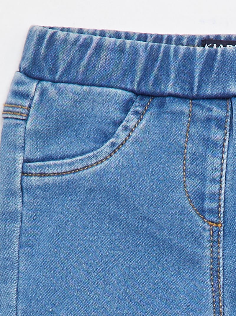 Jegging elástico efecto vaquero Azul - Kiabi