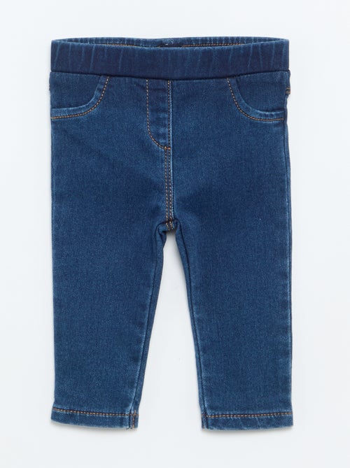 Jegging elástico efecto vaquero - Kiabi Jegging elástico efecto vaquero - Kiabi