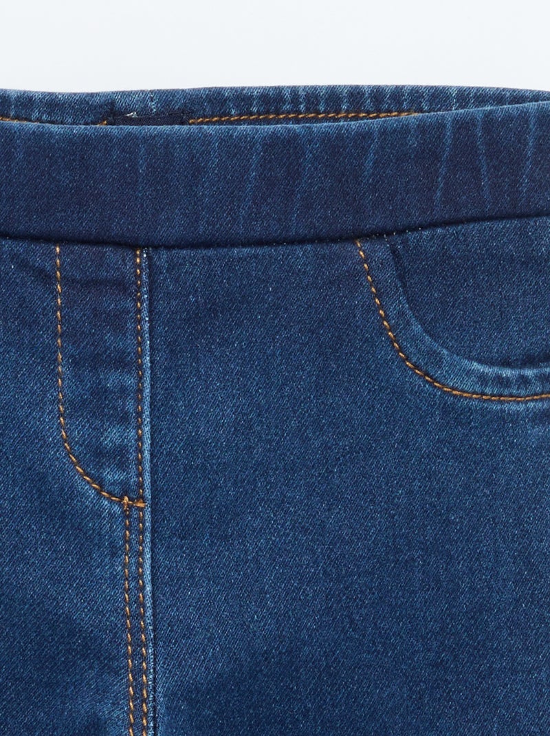 Jegging elástico efecto vaquero Azul - Kiabi