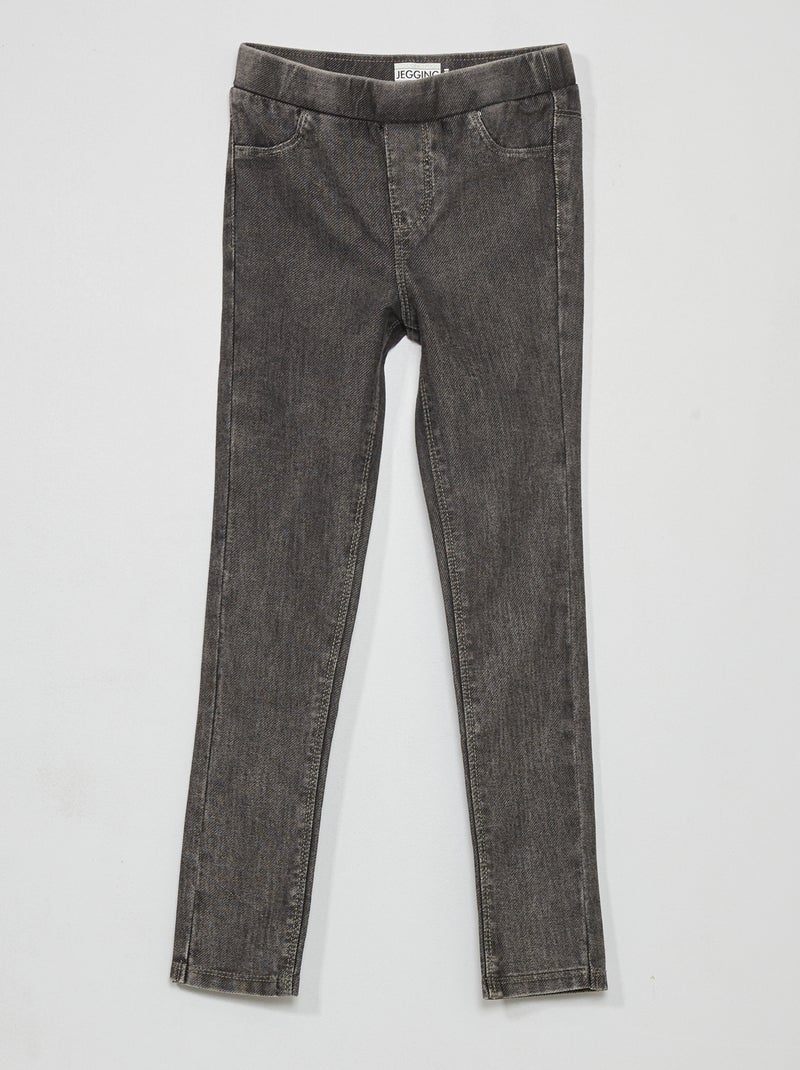 Jegging elástico GRIS - Kiabi
