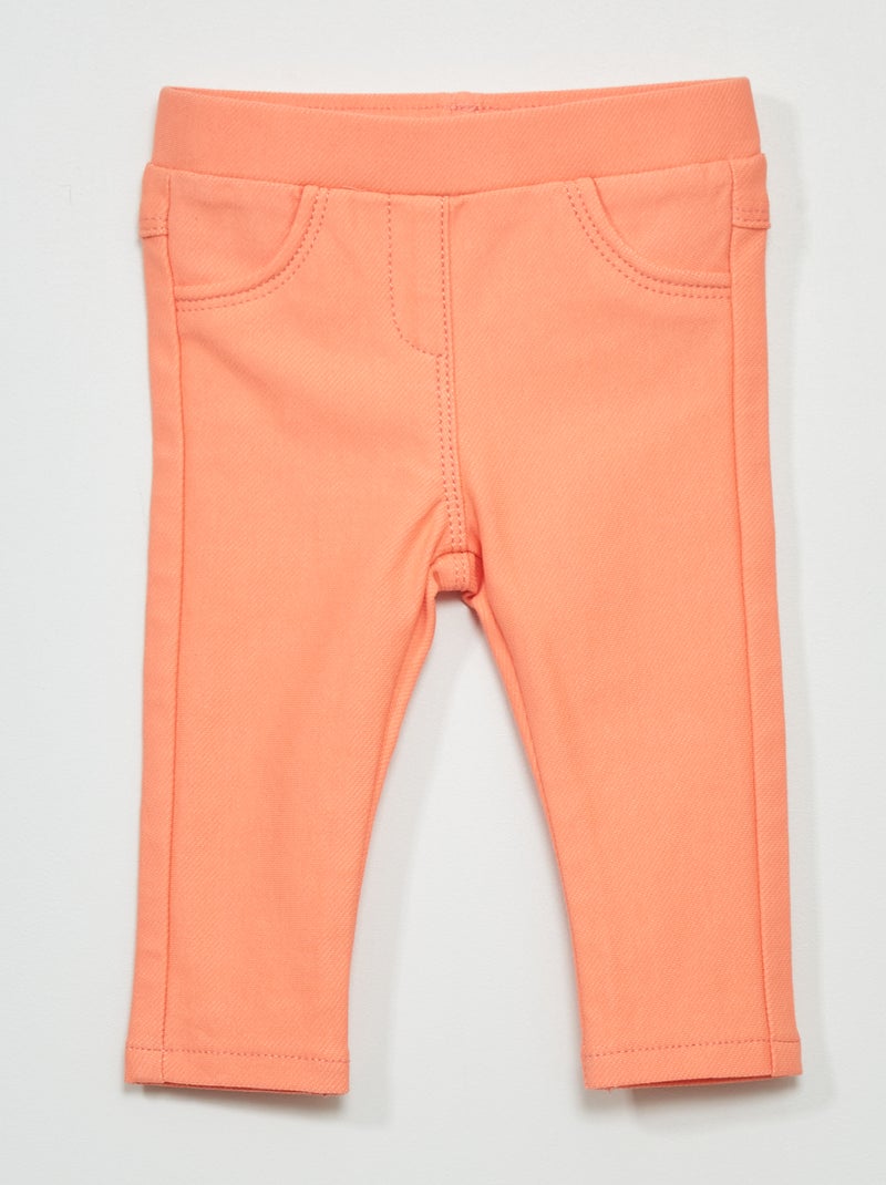 Jegging elástico NARANJA - Kiabi