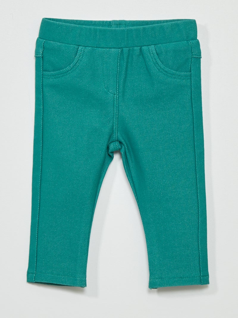 Jegging elástico VERDE - Kiabi