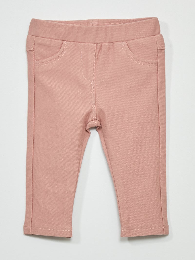 Jegging elástico viejo rosa - Kiabi