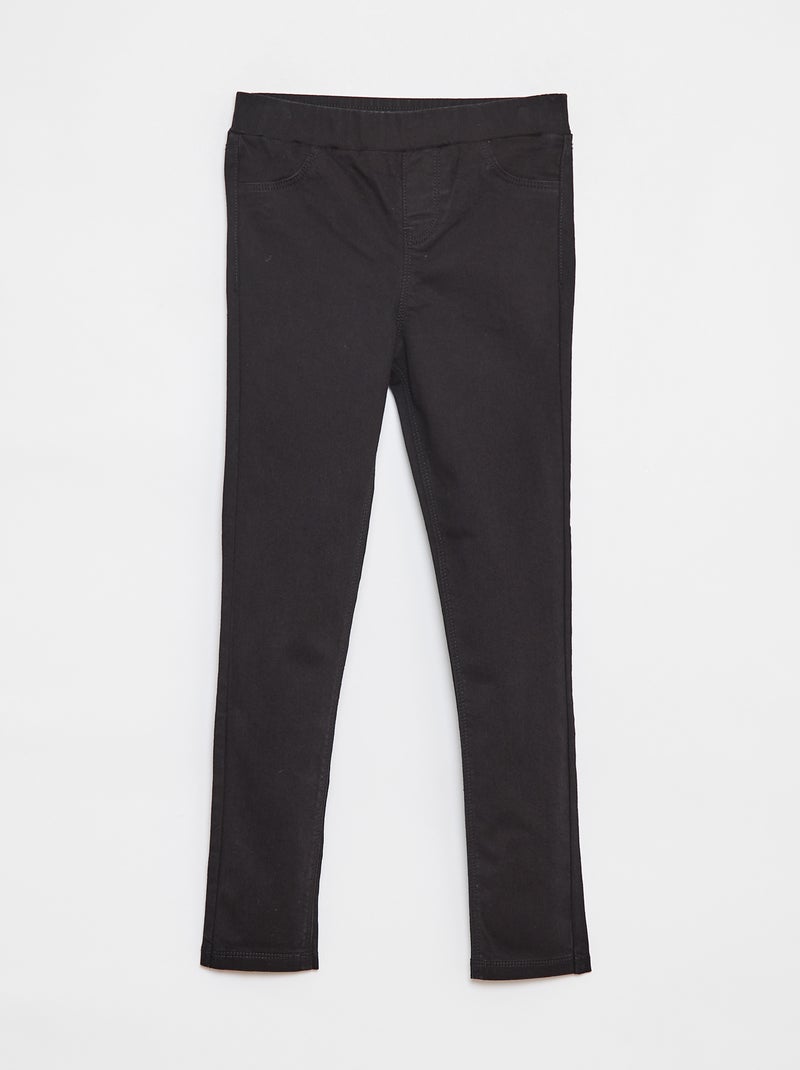 Jegging liso Negro - Kiabi