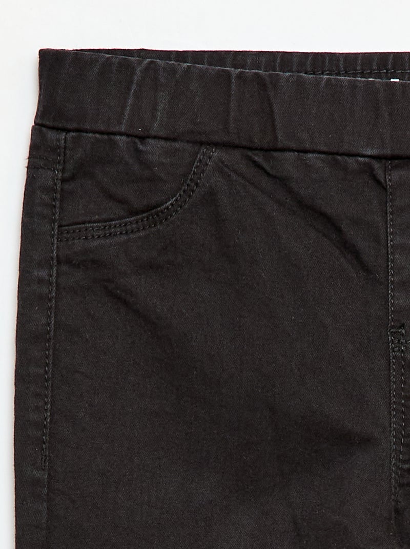 Jegging liso Negro - Kiabi