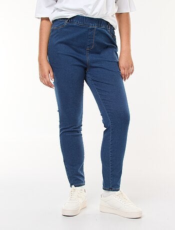 Jegging regular elástico de tiro alto