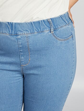 Jegging regular elástico de tiro alto