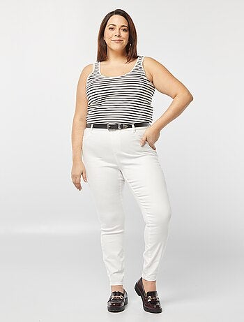 Jegging regular elástico de tiro alto