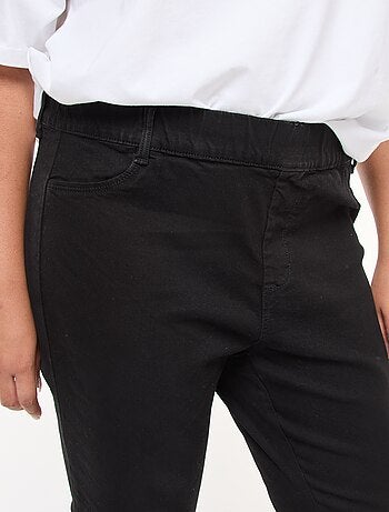 Jegging regular elástico de tiro alto