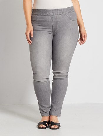 Tallas grandes mujer - Jegging slim L32 - Kiabi