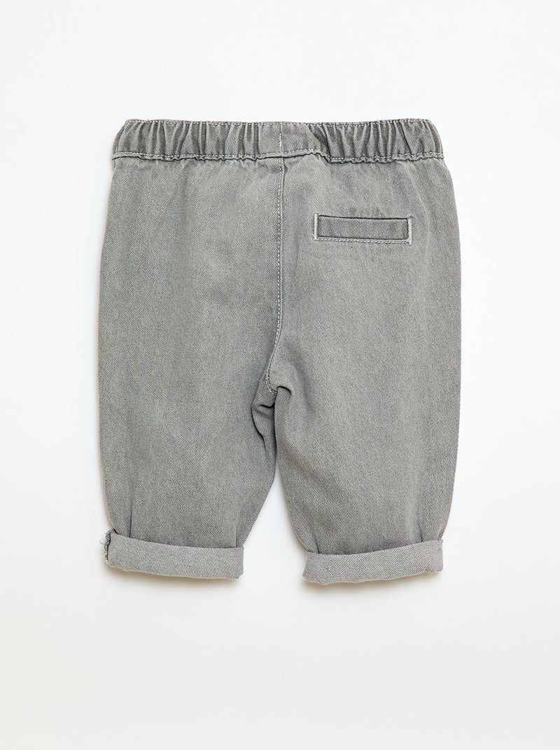 Jegging vaquero Gris - Kiabi