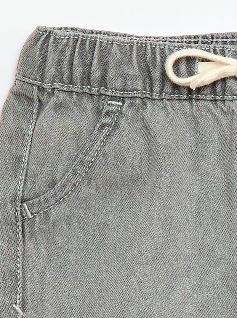 Jegging vaquero Gris - Kiabi