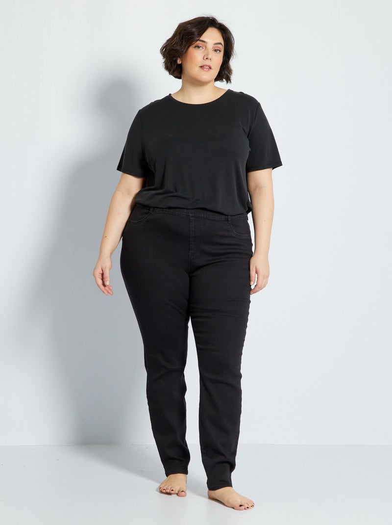 Jegging vaquero L32 denim black - Kiabi