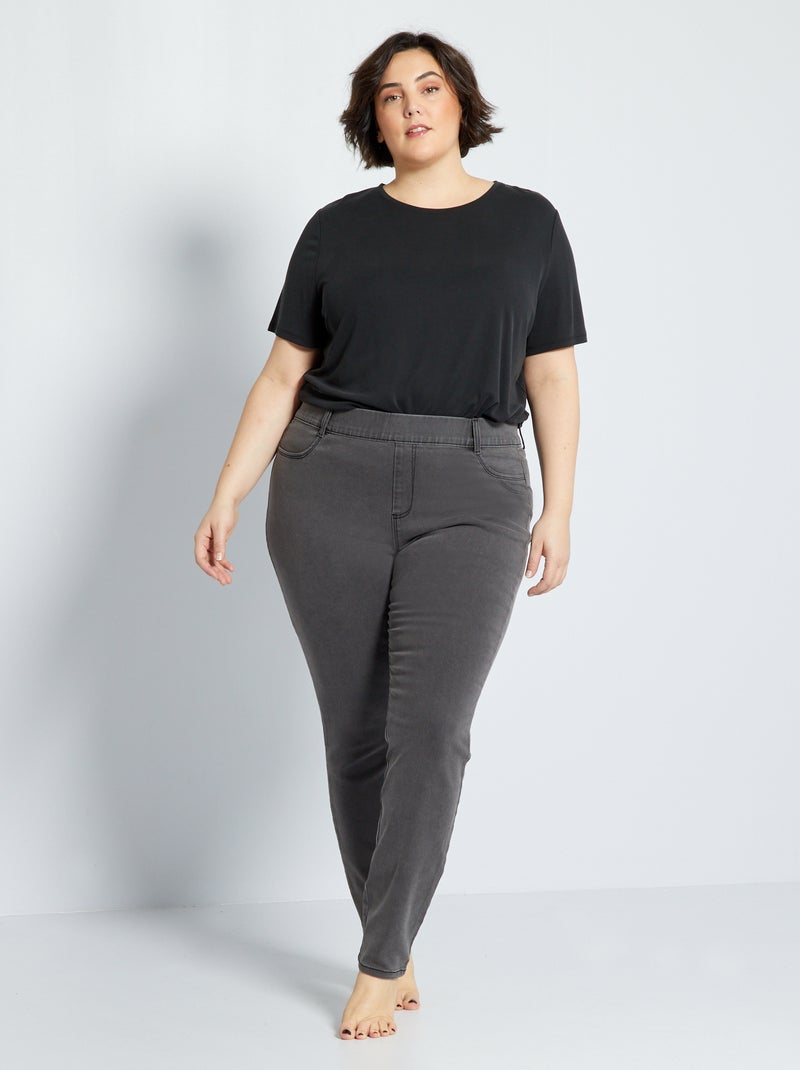 Jegging vaquero L32 GRIS - Kiabi