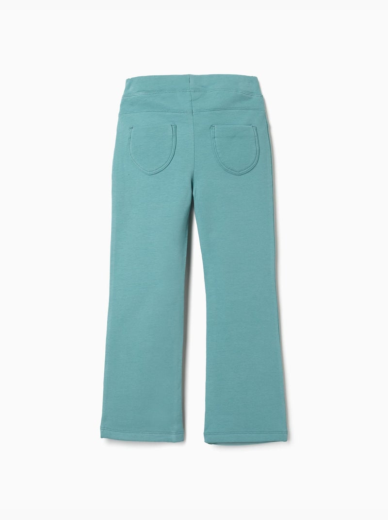 Jeggings de campana perchados Verde claro - Kiabi
