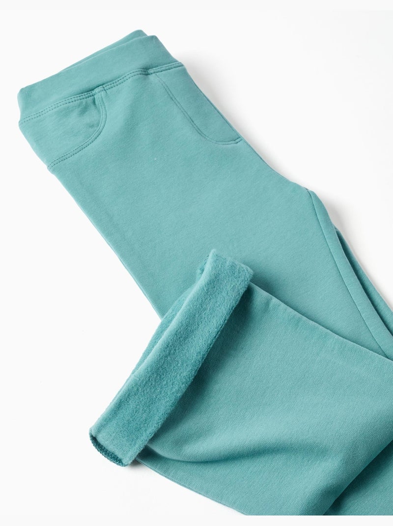 Jeggings de campana perchados Verde claro - Kiabi