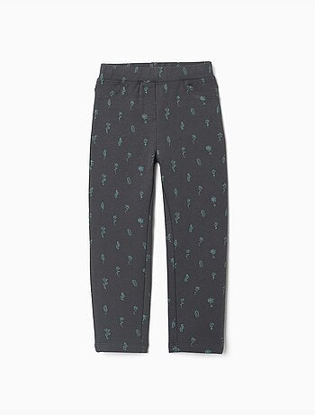 Jeggings pitillo perchados con estampado floral