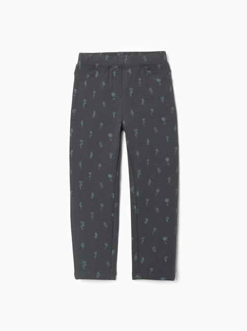 Jeggings pitillo perchados con estampado floral - Kiabi Jeggings pitillo perchados con estampado floral - Kiabi