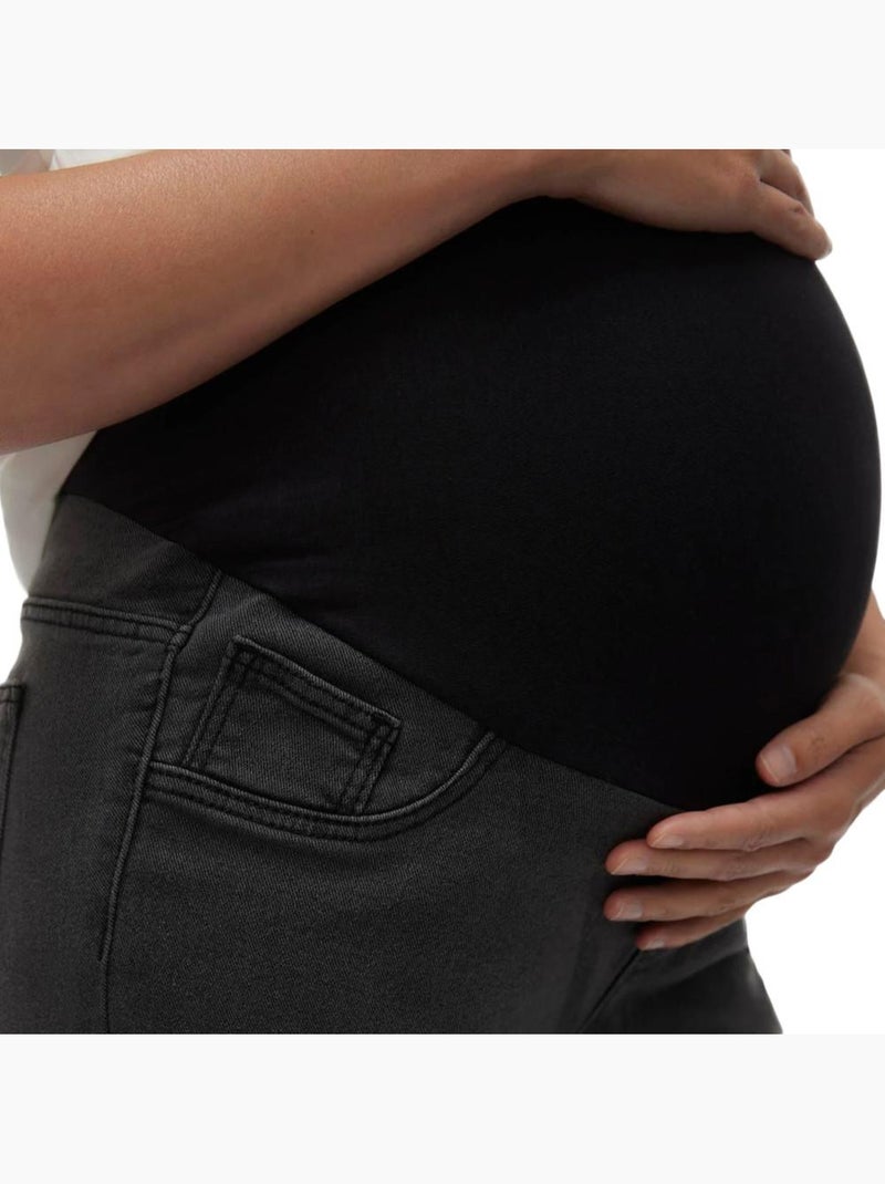 Jeggings premamá mamalicious para mujer Gris plateado - Kiabi