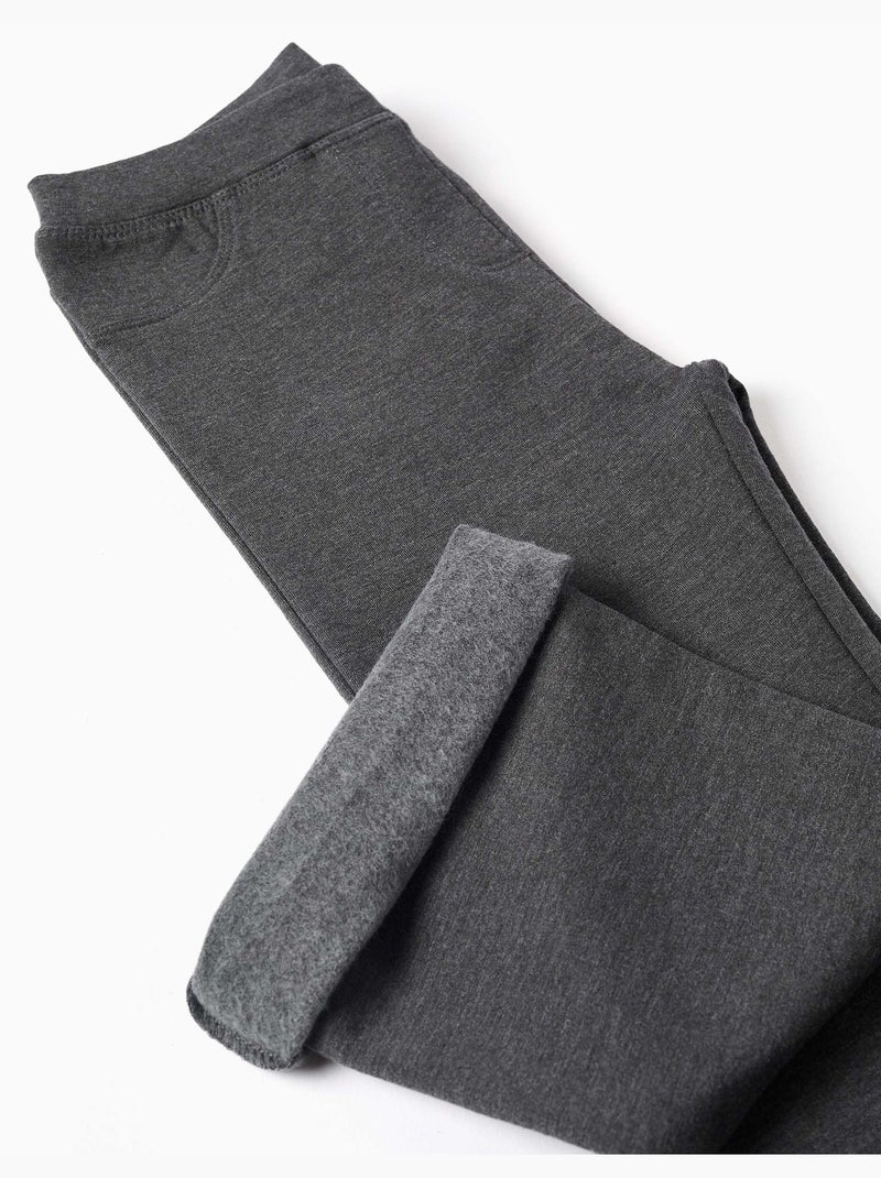 Jeggins de campana perchados Gris oscuro - Kiabi