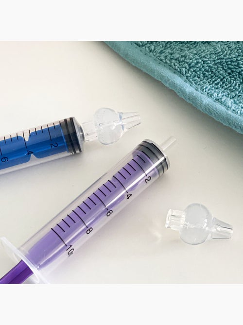 Jeringas reutilizables para lavado nasal de bebé - Kiabi Jeringas reutilizables para lavado nasal de bebé - Kiabi