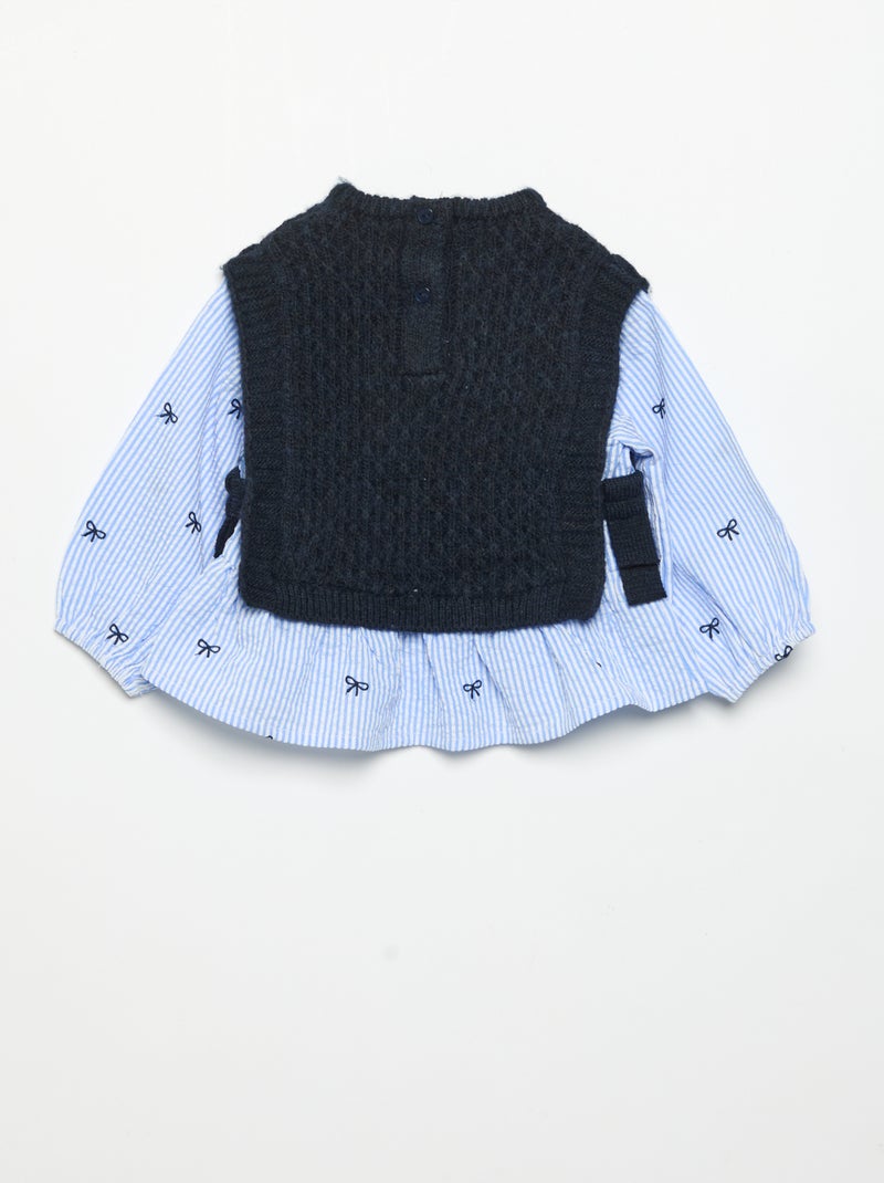 Jersey 2 en 1 Azul - Kiabi