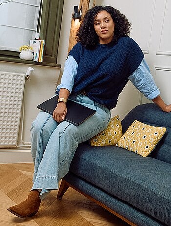 Jersey 2 en 1 con camisa