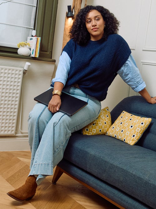 Jersey 2 en 1 con camisa - Kiabi