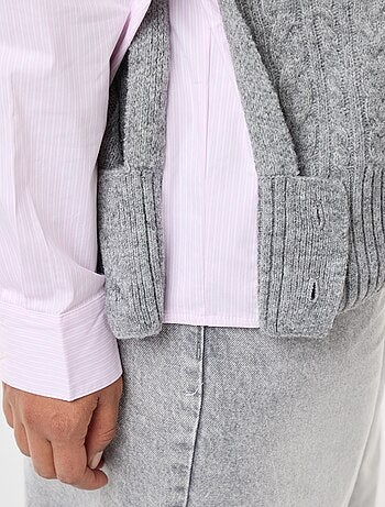 Jersey 2 en 1 con camisa