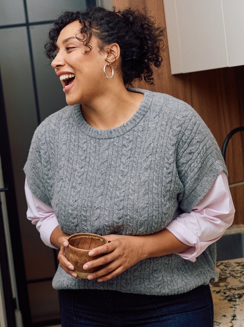 Jersey 2 en 1 con camisa - Kiabi