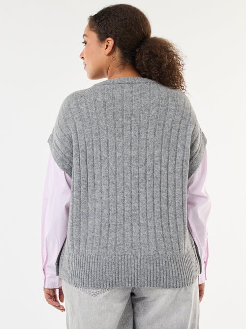 Jersey 2 en 1 con camisa - Kiabi