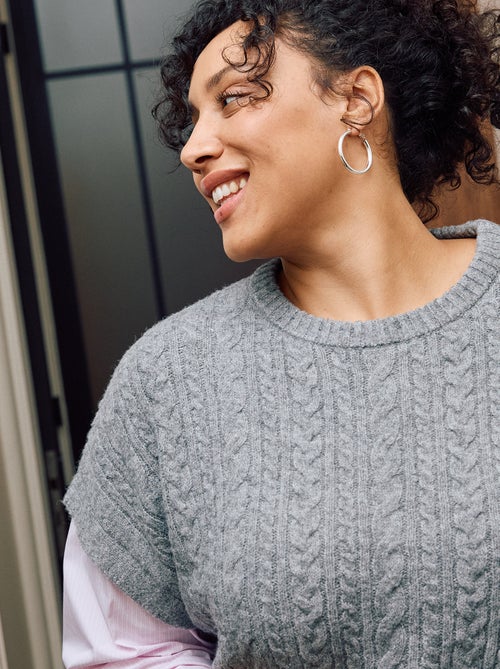 Jersey 2 en 1 con camisa - Kiabi