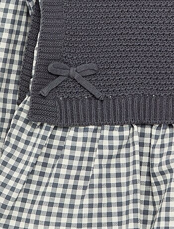 Jersey 2 en 1 efecto blusa