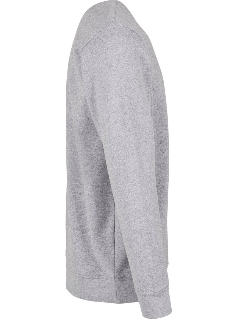 Jersey basic para hombre - build your brand Gris jaspeado - Kiabi