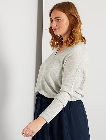 Jersey básico de punto fino - Kiabi