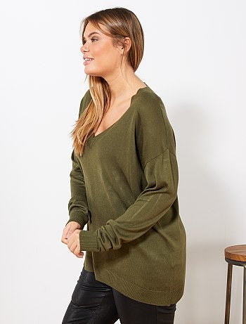 Jersey básico de punto fino - Kiabi