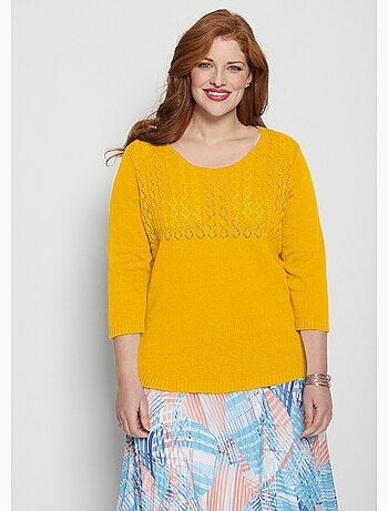 Jersey calado manga 3/4 - Afibel