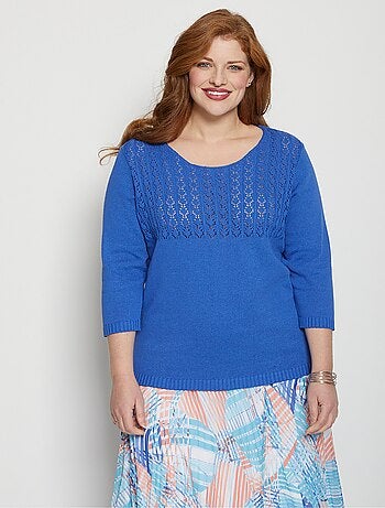 Jersey calado manga 3/4 - Afibel