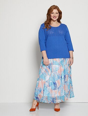 Jersey calado manga 3/4 - Afibel