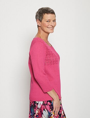 Jersey calado manga 3/4 - Afibel