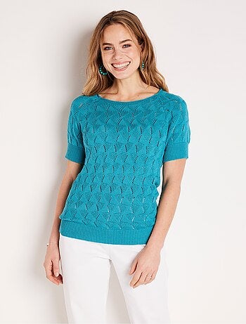 Jersey calado manga corta - Afibel