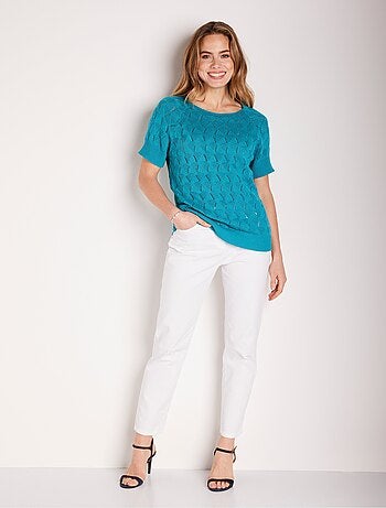 Jersey calado manga corta - Afibel