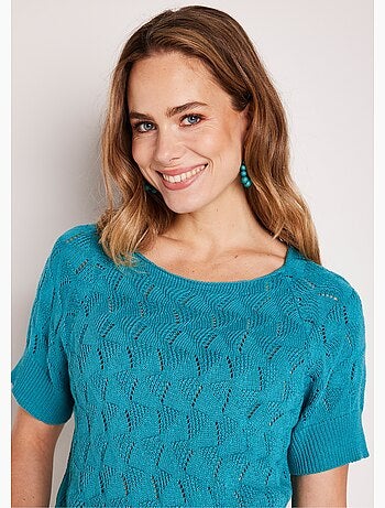 Jersey calado manga corta - Afibel