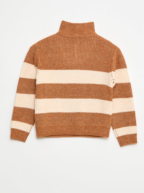 Jersey cálido a rayas - Kiabi