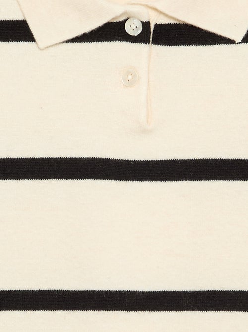Jersey cálido con cuello polo - Kiabi