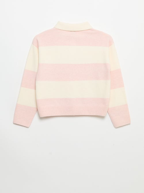 Jersey cálido con cuello polo - Kiabi