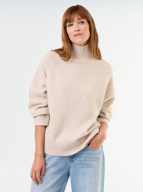 Jersey cálido de cuello alto - Kiabi