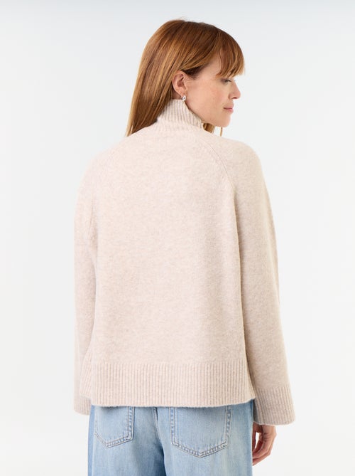Jersey cálido de cuello alto - Kiabi