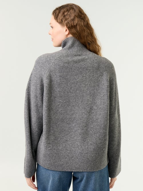 Jersey cálido de cuello alto - Kiabi